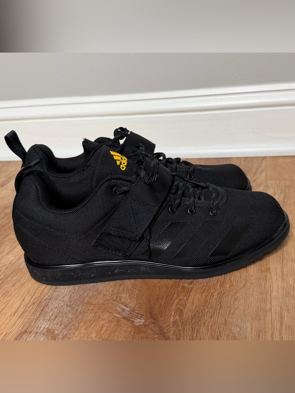 Adidas Powerlift 4 Black Athletic Training, Lifting, Squating Shoes 9.5 Men’s